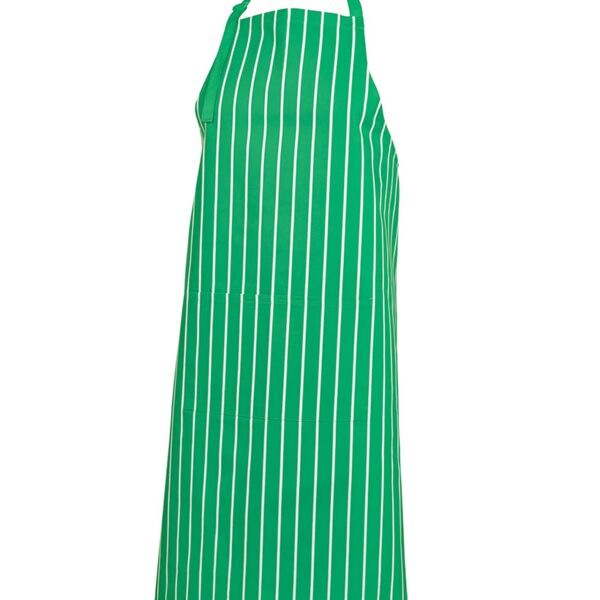 Bib Striped Apron with Pocket Thumbnail